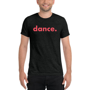 Dance. t-shirts for dancers men Black Red