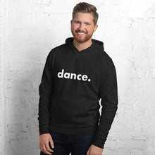Load image into Gallery viewer, Dance. hoodie for dancers men Black and White Unisex
