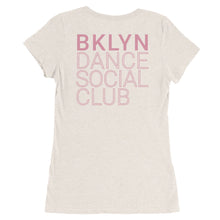 Load image into Gallery viewer, Brooklyn Dance Social Club t-shirts for dancers women White Pinkx
