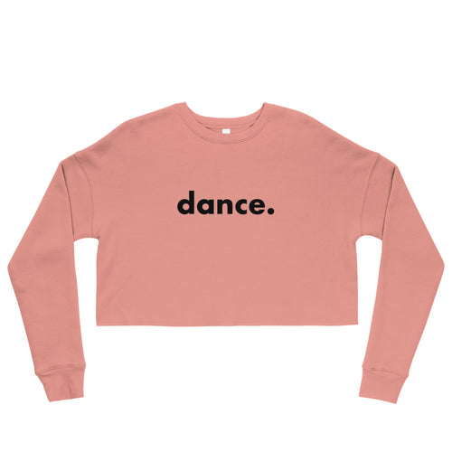 Dance. crop sweatshirts  for dancers women  Pink