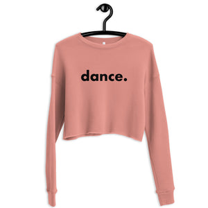 Dance. crop sweatshirts  for dancers women  Pink